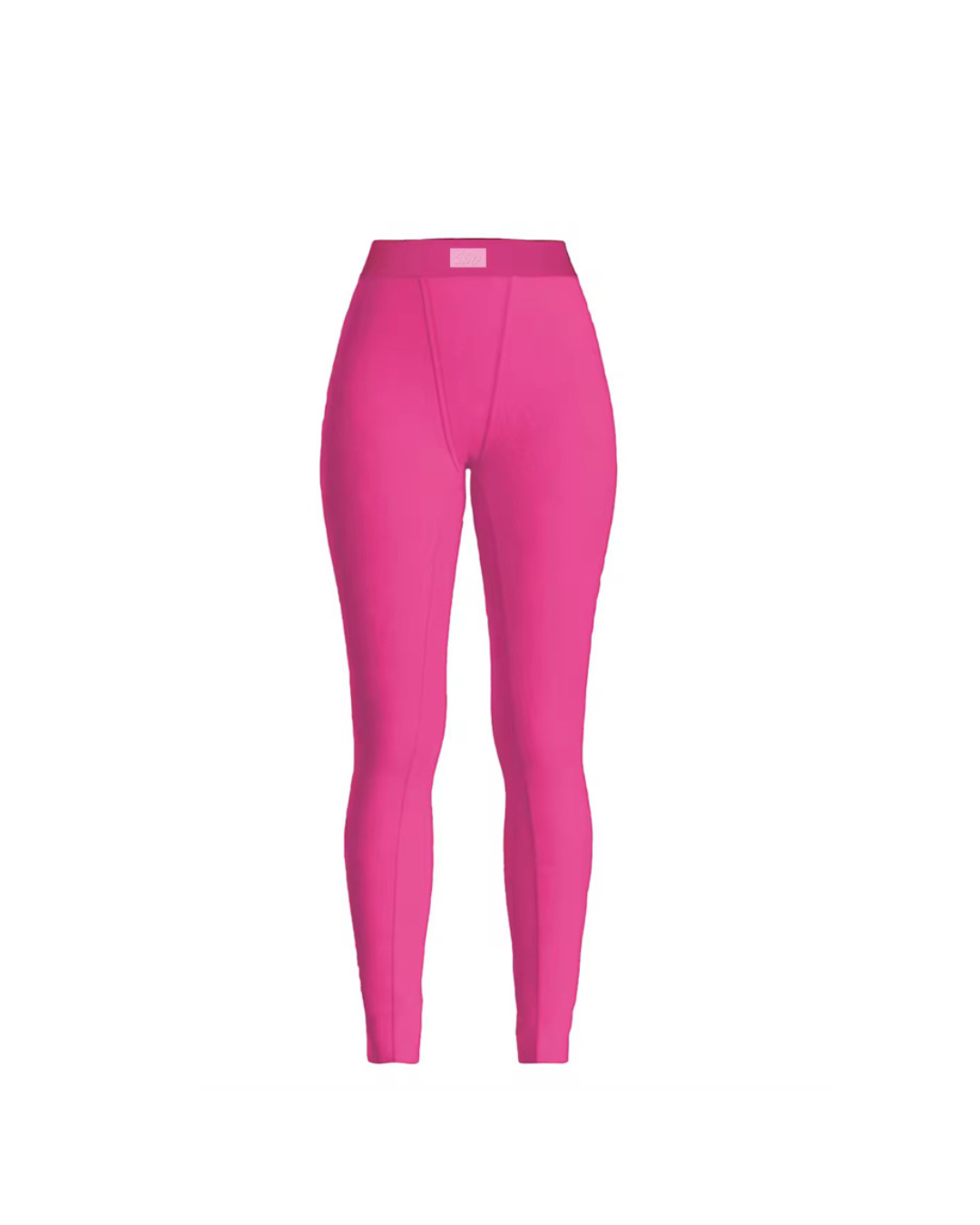 MAGENTA RIBBED LEGGINGS