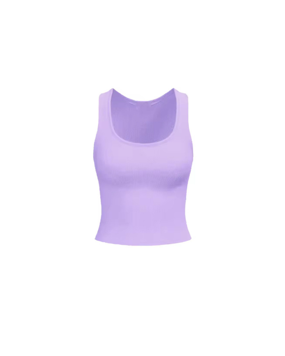 LAVENDER RIBBED TANK