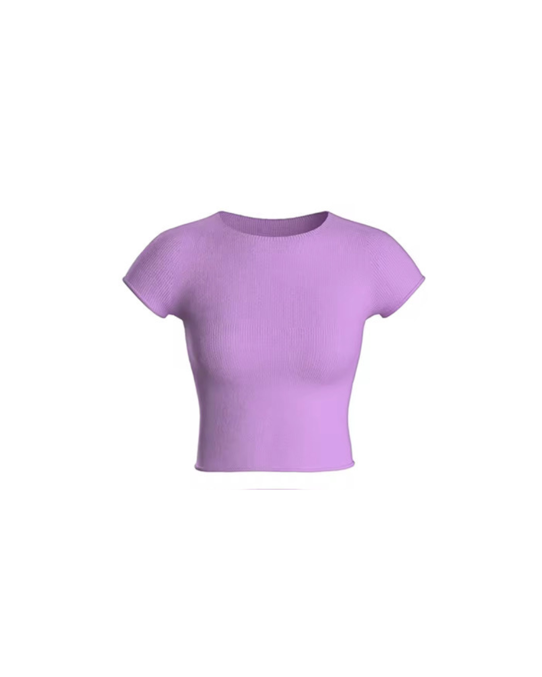 LAVENDER RIBBED SHIRT