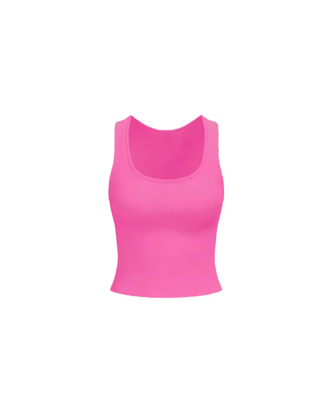 MAGENTA RIBBED TANK