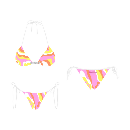MARMOL PRINT KINI | BUBBLEGUM