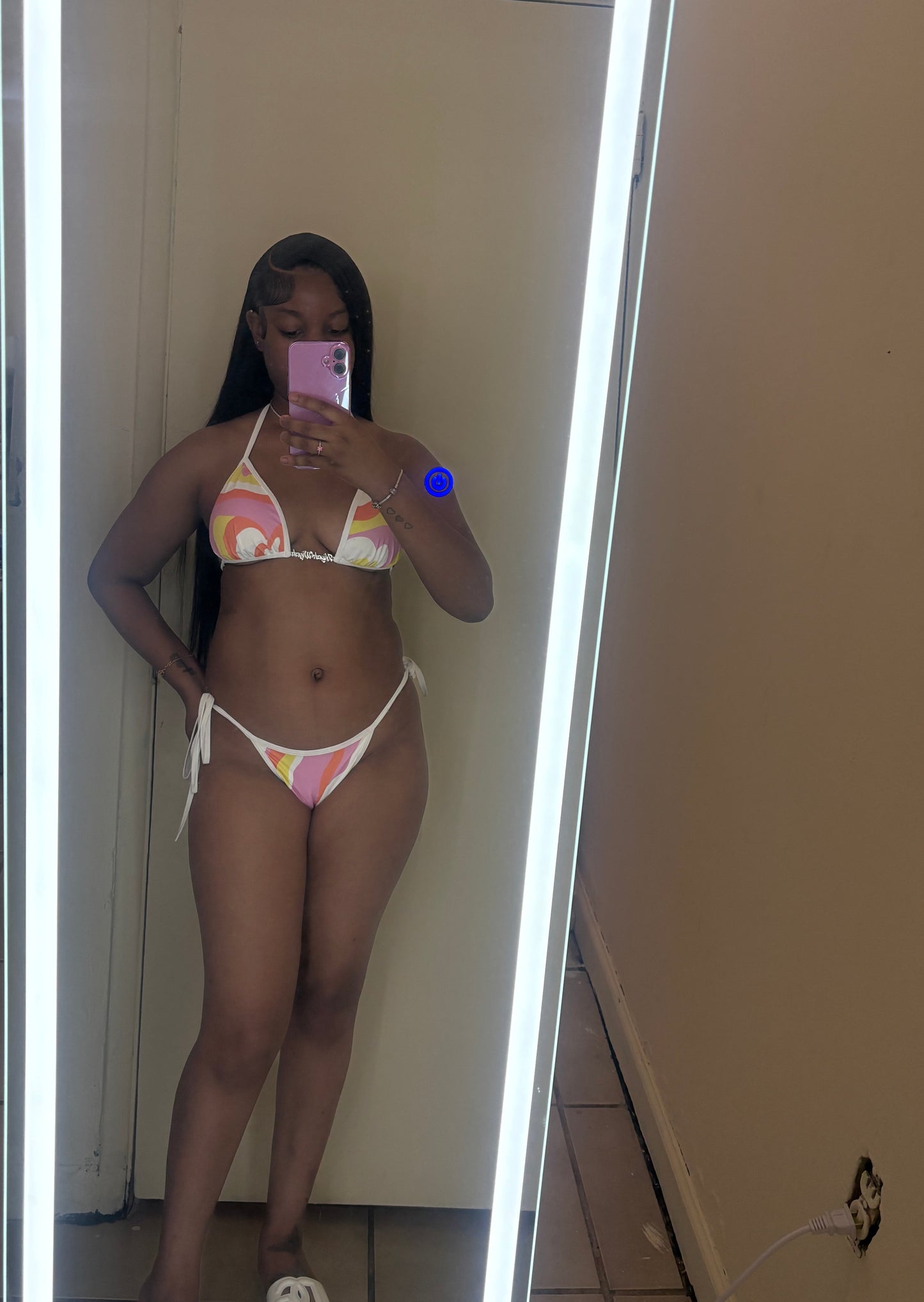 MARMOL PRINT KINI | BUBBLEGUM