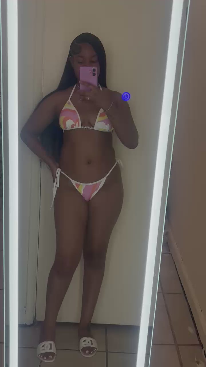 MARMOL PRINT KINI | BUBBLEGUM